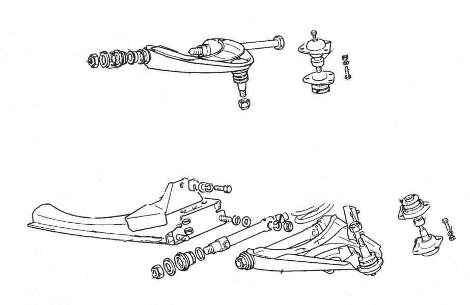 Suspension + bras oscillant