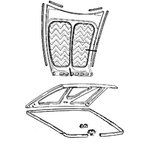 cofano motore, coperchio baule