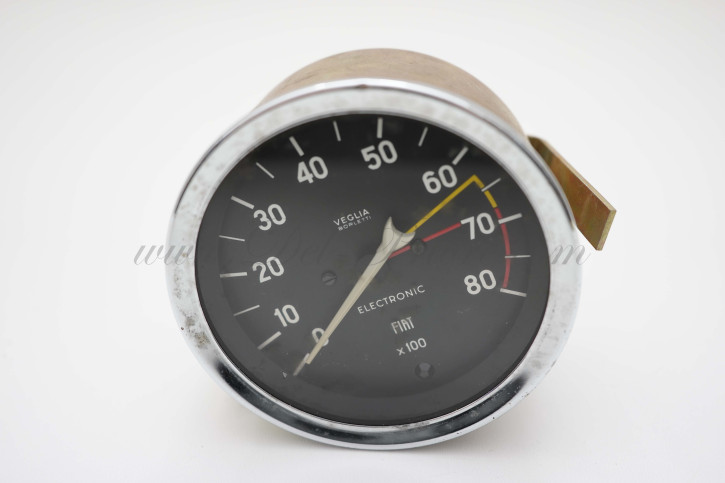 Drehzahlmesser Veglia, Borletti mit Chromring, 124 AS