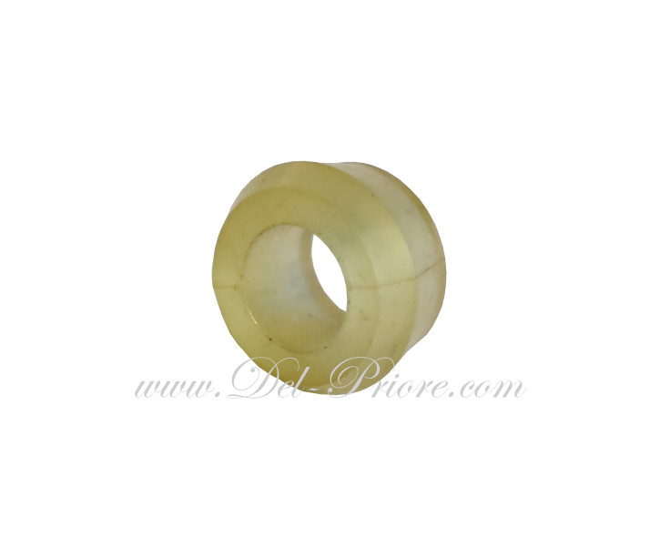 Rubber bush for control rod brake force regulator