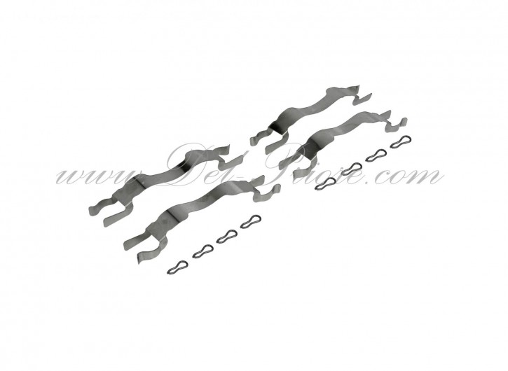 kit clips (4) and splints (8) for brake pads