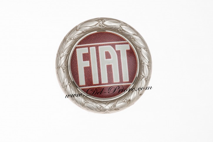 engine bonnet emblem Fiat , to pin up, original,  from 1974