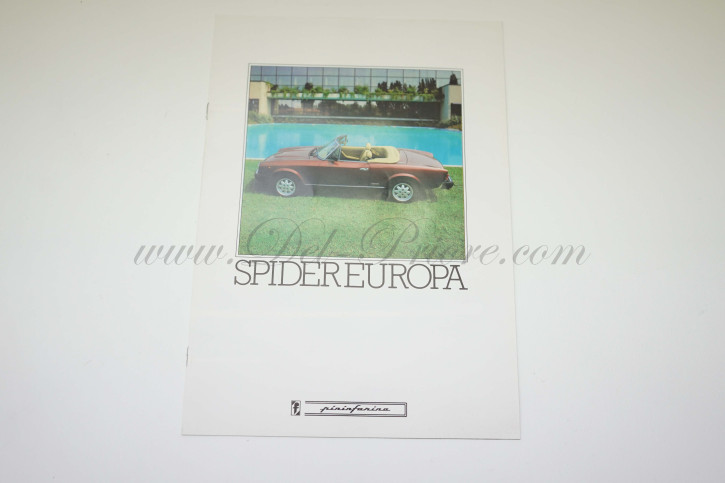 Verkaufsprospekt Euro Spider original