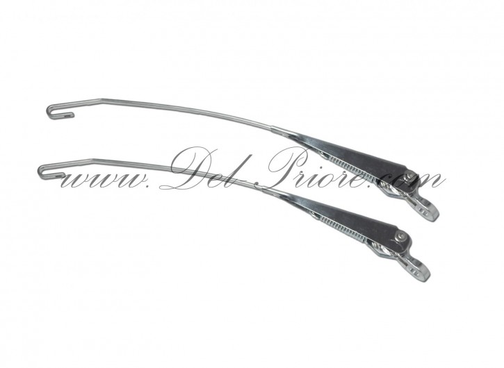 Set chrome wipers arm, hook mounting, Spider