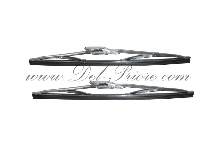 set of wiper blades, chrome, Giulia, Bertone 33 cm - round rear
