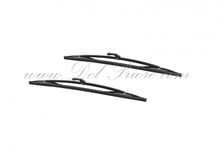 set of wiper blades, black, Spider, 7mm arm broadness