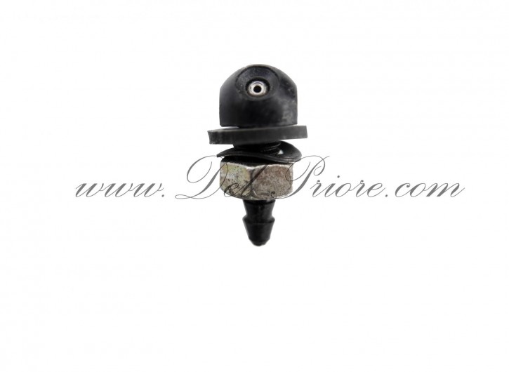 plastic spray nozzle, black (screw mounting) Spider