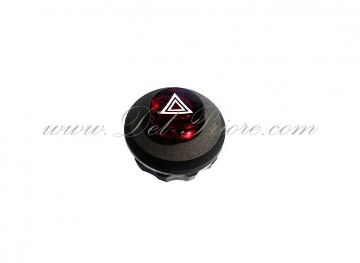 switch for hazard warning lights, round press button