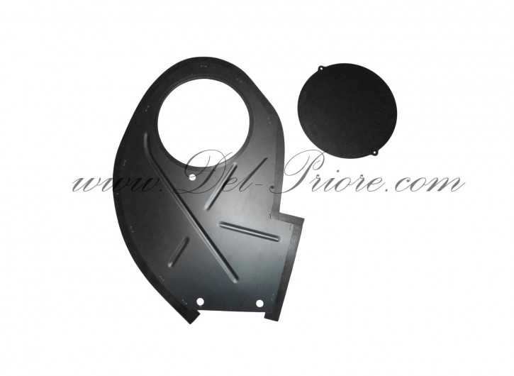 splash guard, front, RH, with cap