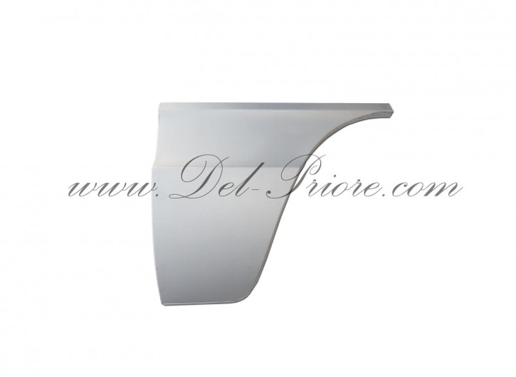 lower mudguard repair plate, rear, RH (A-Pillar)