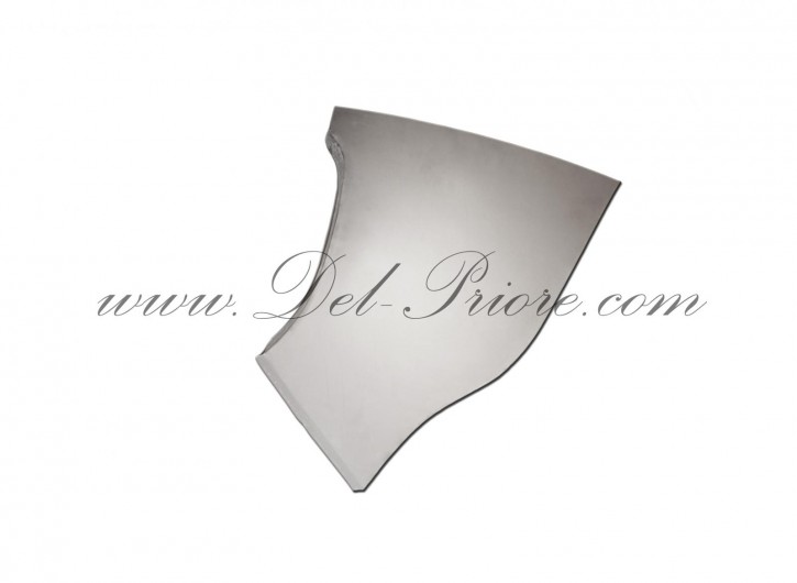 mudguard repair plate, front, lower coign, LH