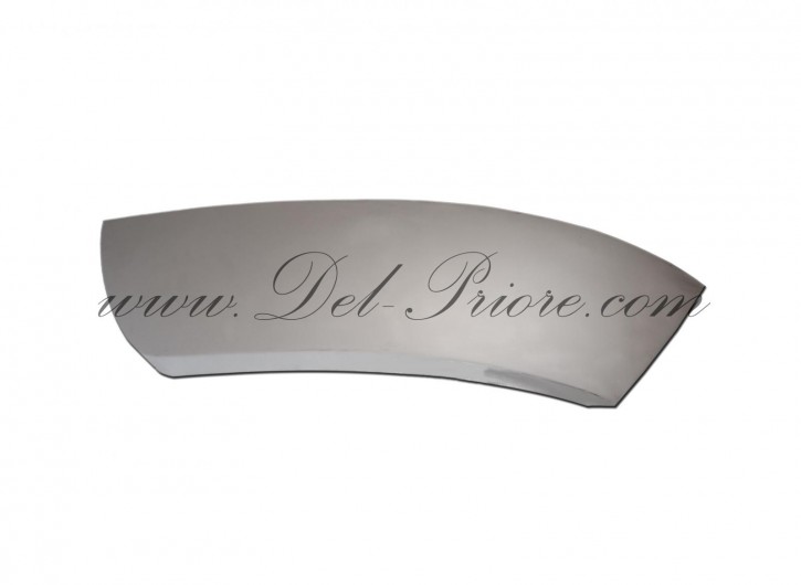 repair plate for mudguard, rear coign, LH ,20 cm high