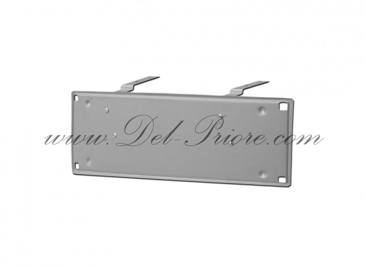 license number mount, front
