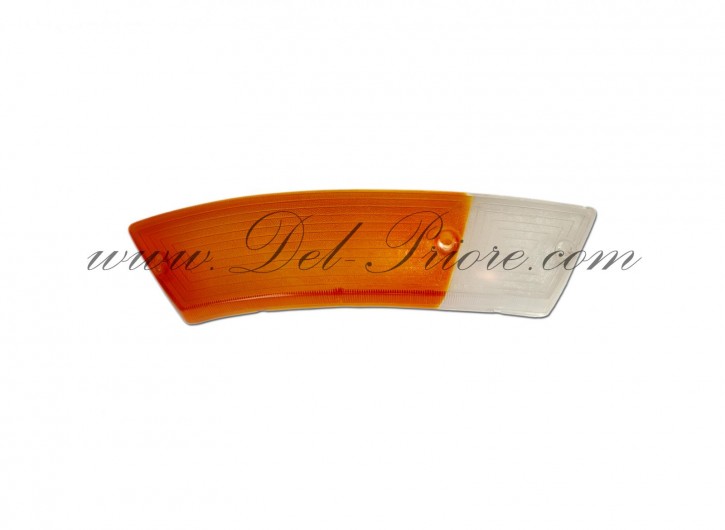 right cap for turn signal, white/orange