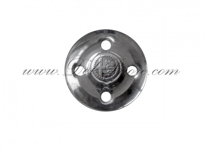 hubcap with embossed emblem
