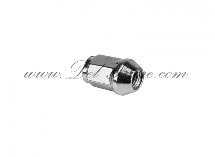 chromed wheel nut (for alloy wheel rim ) right hand thread
