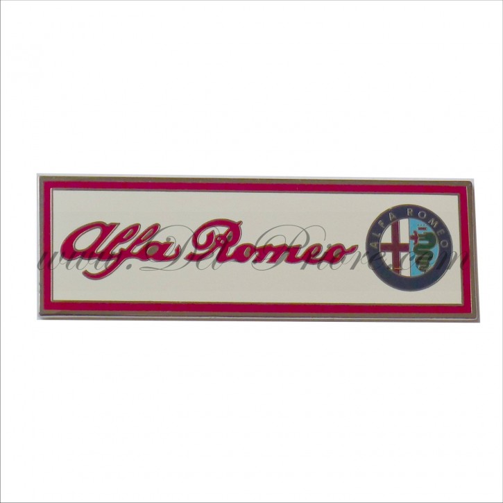 Alfa Romeo plaque, métal