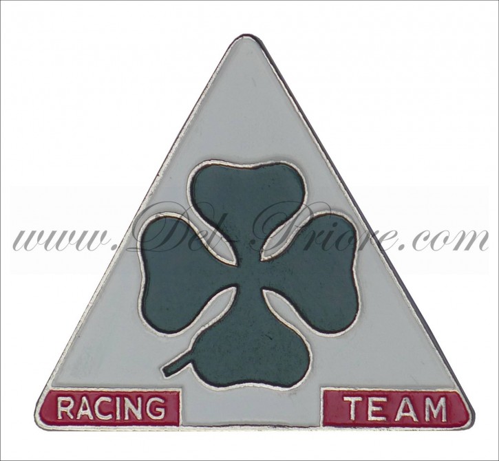 Racing Team plaque, métal