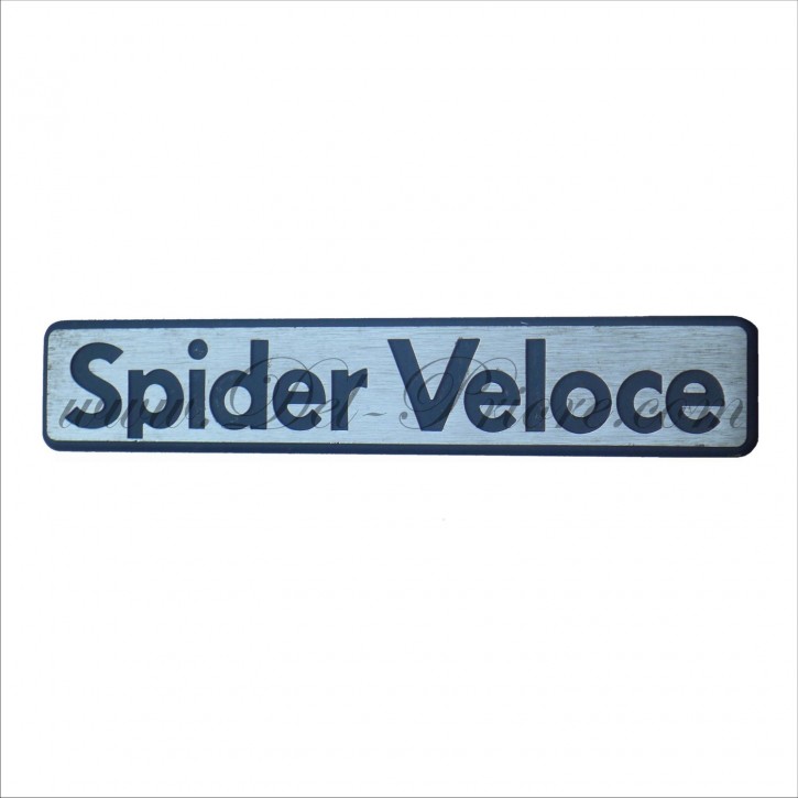 écriture Alfa Spider Veloce