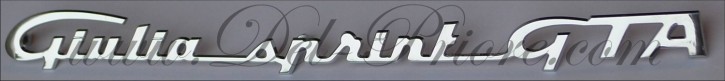 écriture Giulia Sprint GTA