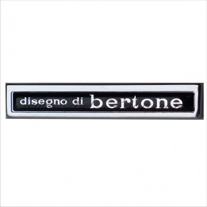 écriture "disegno di Bertone"