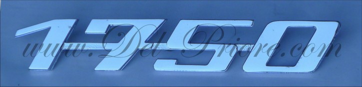 écriture chromée 1750, Spider/Bertone