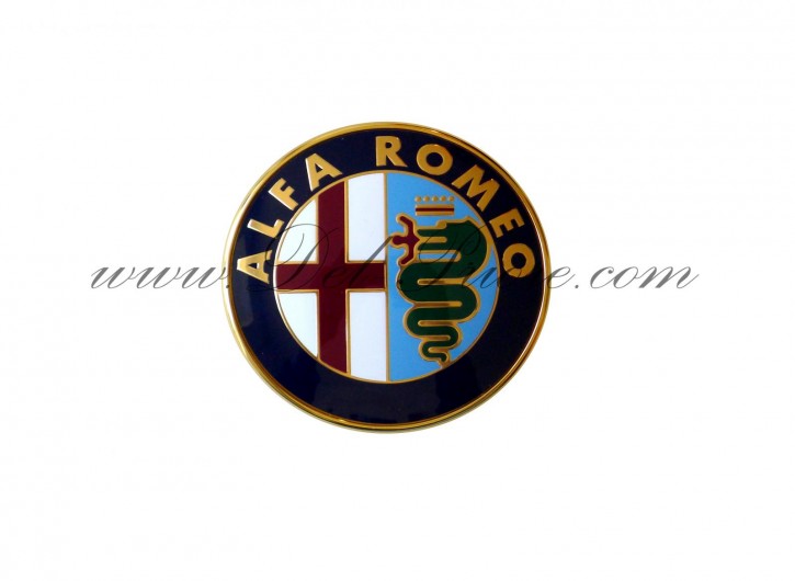 Emblème Alfa Romeo 75 mm, plastique