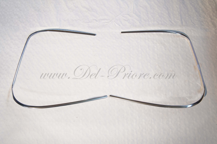 set chrome trim for windscreen , 2 pieces, GT , Bertone set chrome trim for windscreen , 2 pieces, GT , Bertone