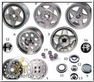 set of chromed valve caps with Alfa-emblem (metal)