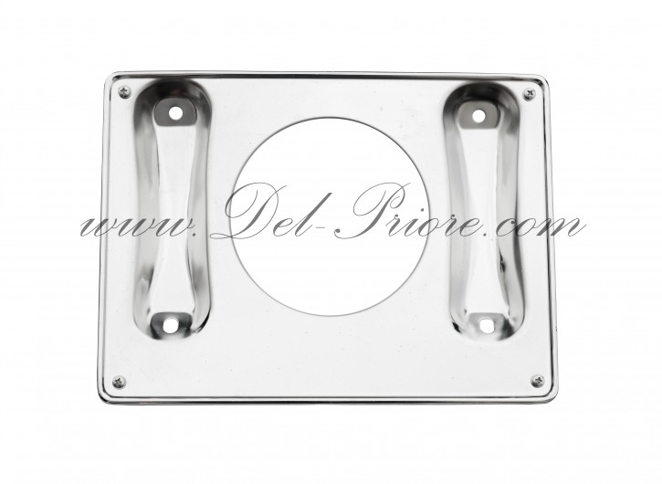 Porte plaque postérieur acier inox