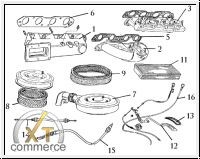 intake manifold for 40 Weber double carburetor