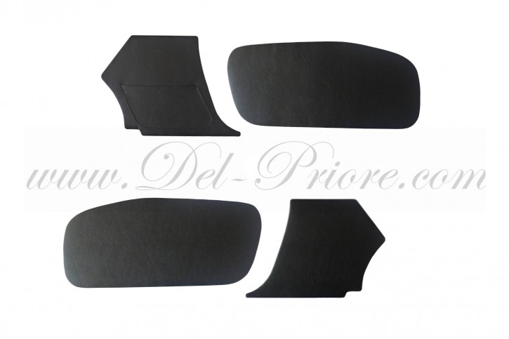 Set of black door panels(4 pieces), Spider