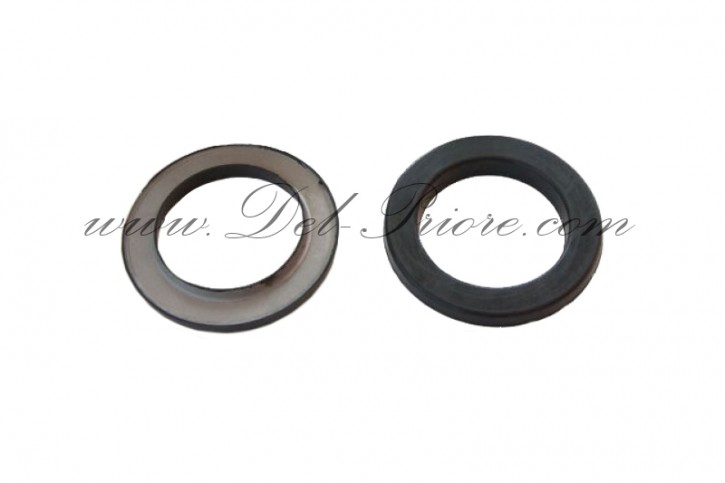 Set of rubber bases (2) for front spring