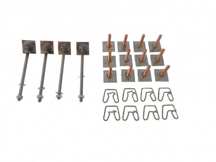 mounting kit (24 pieces)  for sillboard chrome trims 2,6 Touring