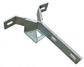 Fixation pare-chocs devant, gauche, zingué