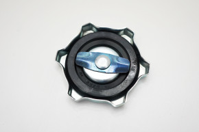 Bouchon chromé huile moteur, chromer avec bourrage