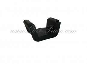 Rubber for radiator mounting below