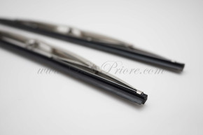 Kit balais, chromé, à crochet 33 cm - Os de seiche