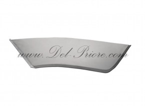 repair plate for mudguard, rear coign, LH ,20 cm high