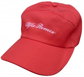 baseball cap with Alfa emblem