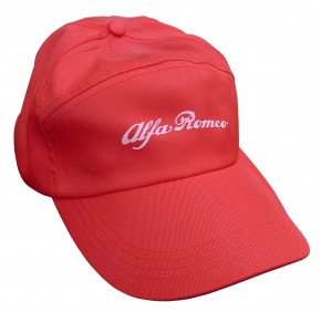 baseball cap with Alfa emblem
