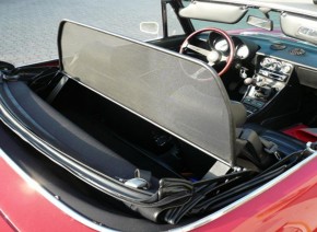 wind deflector, standard net, stowable