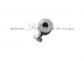 fixation clamp for boot wire at the lock