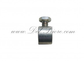 fixation clamp for boot wire at the lock