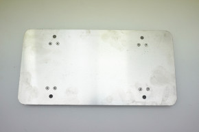 license number mount, front