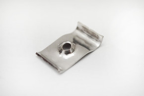 Halteblech verchromt für Verdeck seitlich außen rechts oder links