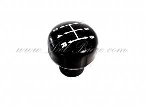 Gear knob plastic black orig. Alfa, with gear shift diagram