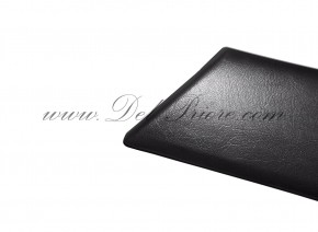 Moulure supérieure pour panneau de porte, noire, droit