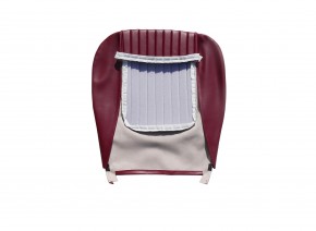 serie coprisedile, scai rosso bourdeaux (1 sedile, 2 pezzi)