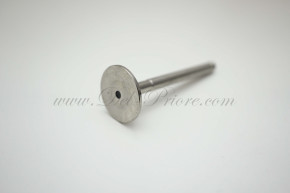 Soupape échappement, acier chromé, 1600/1750, 37mm